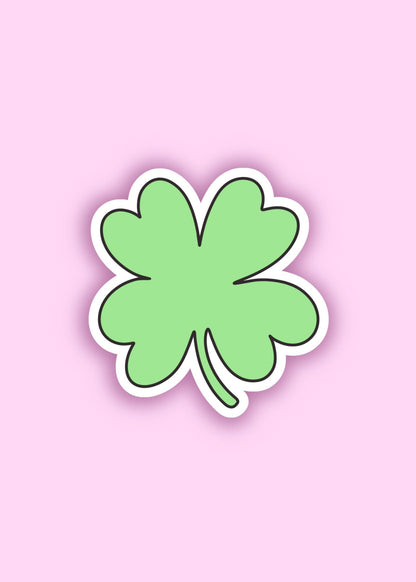 'four-leaf clover' sticker