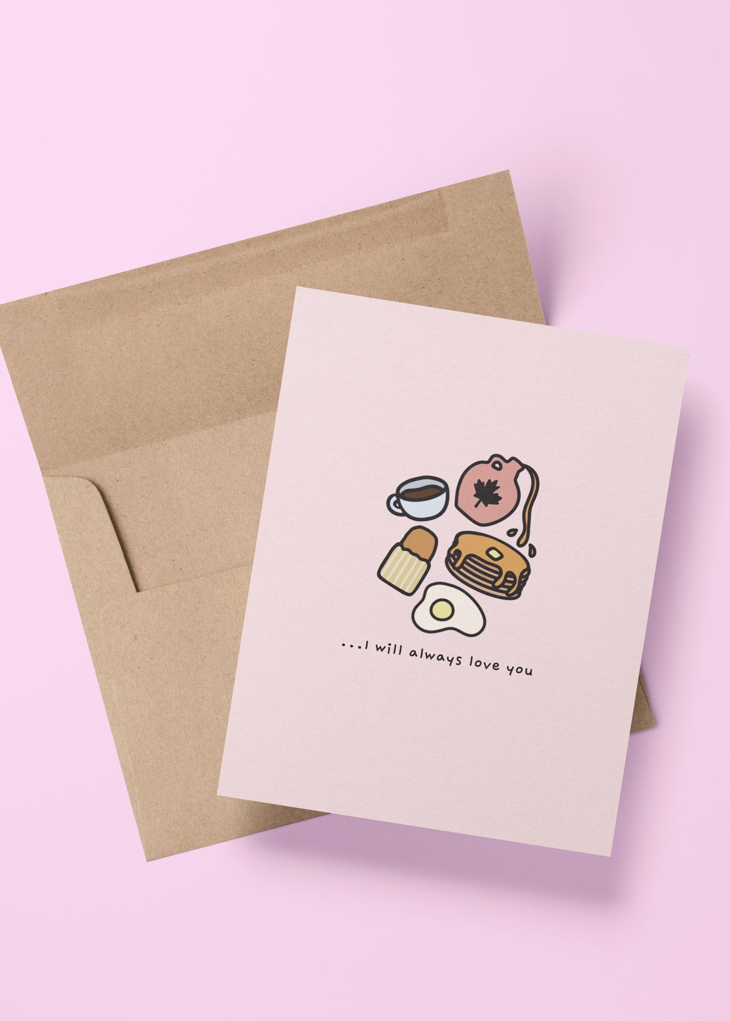 “I will always love you” card inspired by Harry Styles’ song Keep Driving – romantic card for anniversaries, relationships, or fans